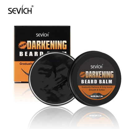 Sevich Men's Beard Growth Oil Care Products Beard Dyeing Cream Kit