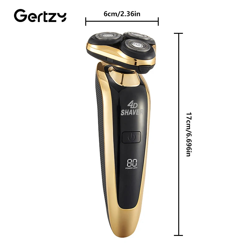 5-in-1 Men's electric shaver rechargeable rotary shaver