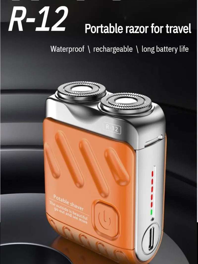 Rotary Double Ring Electric Shaver Razor Shaver