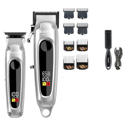 Kemei Professional Barber Hair Clippers and Trimmers Set