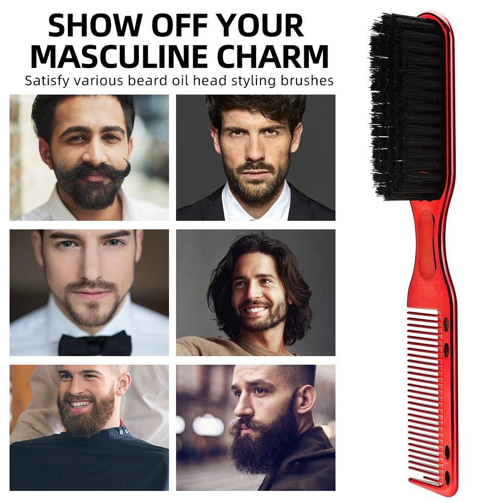 8 color Barber Beard  Two-sided Men's Shaving Brush