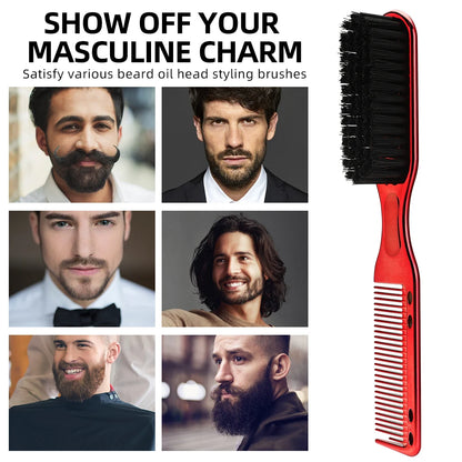 8 color Barber Beard  Two-sided Men's Shaving Brush