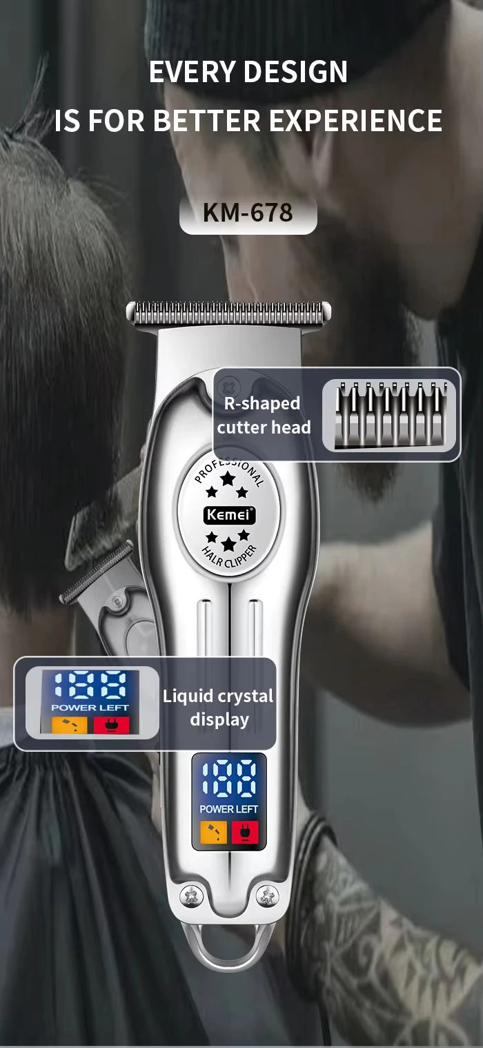 Kemei KM-678 Portable Mini Electric clippers