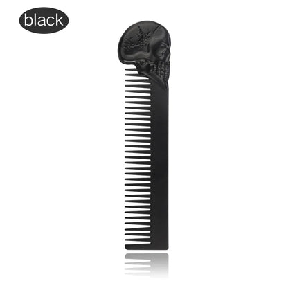 Professional Styling Metal Stainless Steel Men Beard Comb