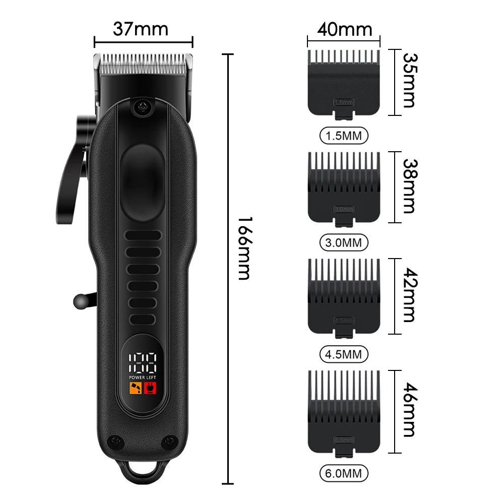 Professional Men Electric Hair Clipper Barber Finish Cutting Machine