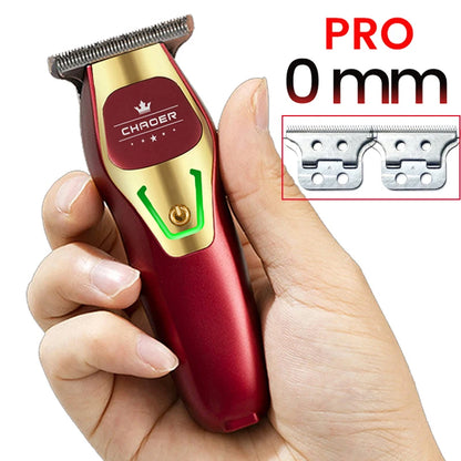 Powerful Professional Hair Trimmer Men 0 MM T Blade Electric Clipper