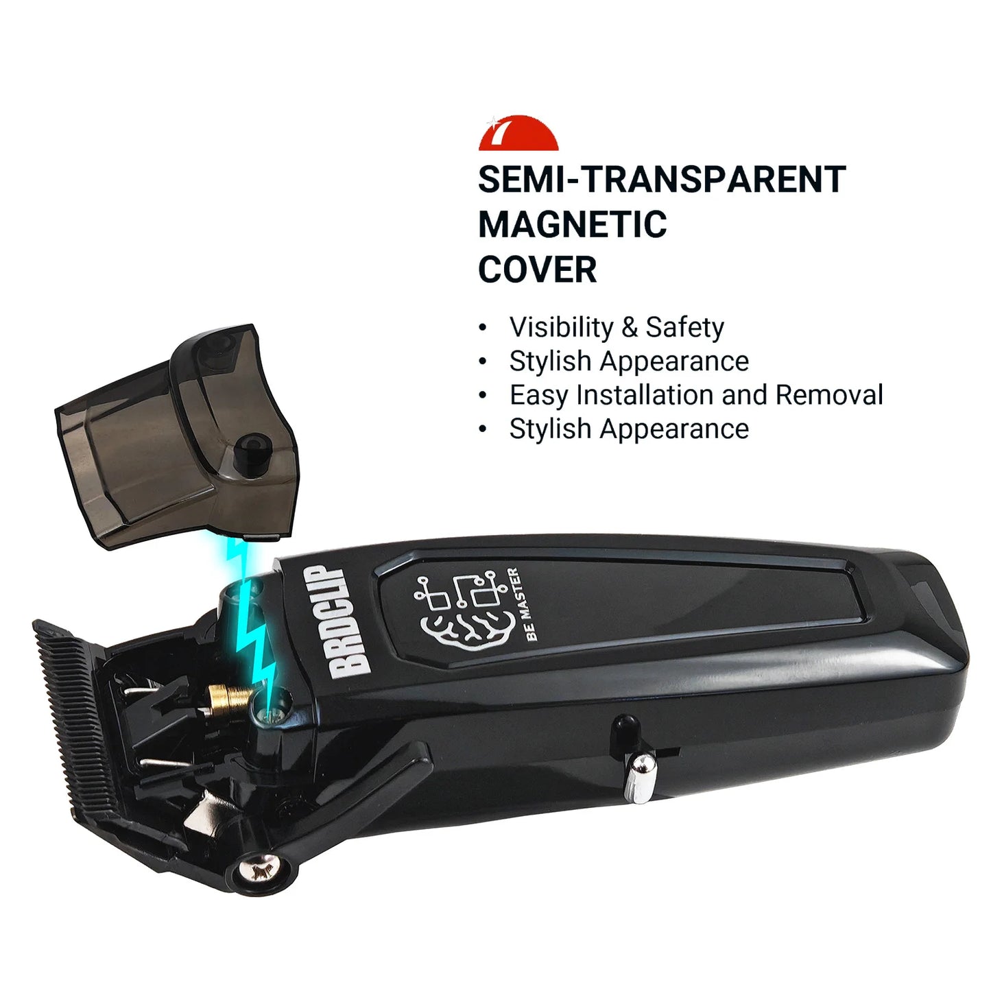 BRD-106 7500RPM Professional Men's Hair Clipper