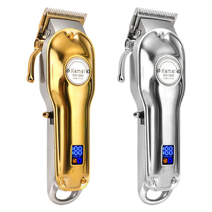 Kemei Full Metal Hair Trimmer For Men Beard Trimmer