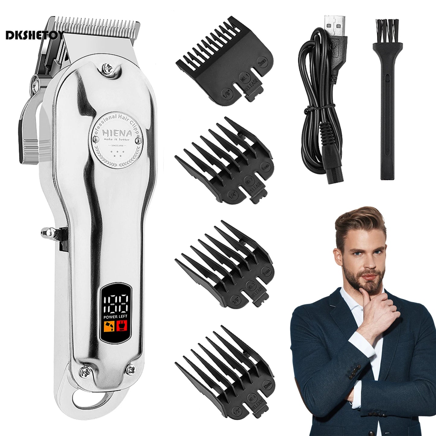 HIENA HYN-201 Electric Hair Trimmers Barber hair clipper