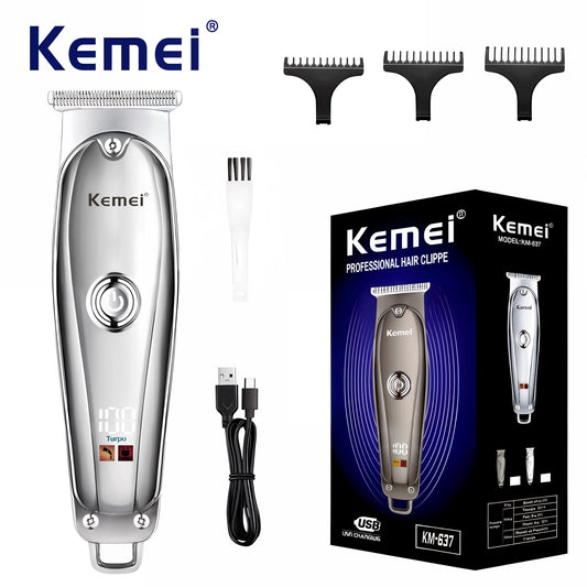 Kemei-637 Hair Trimmer For Men Beard Trimer