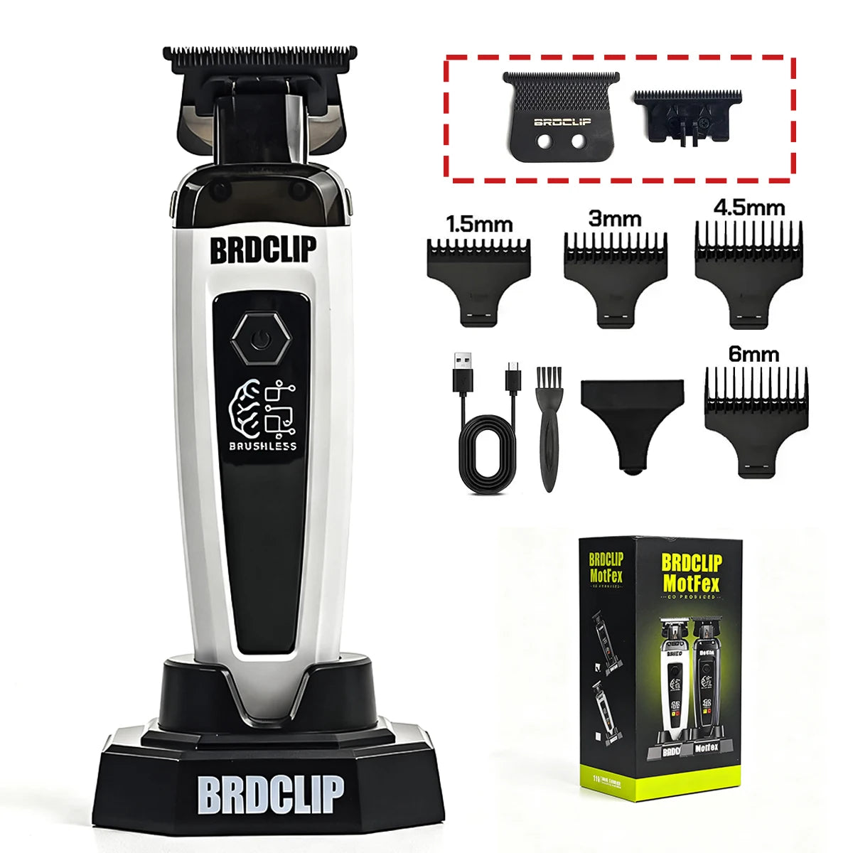 Brushless Motor Professional Hair Trimmer 7500RPM