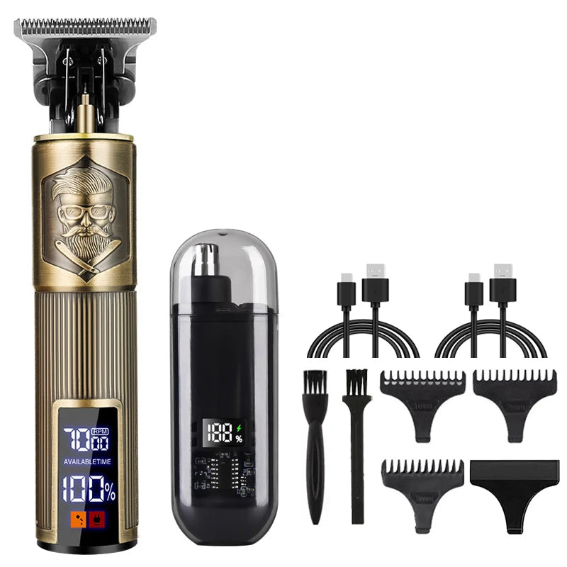 New Nose Hair Trimmer And T9 Hair Clipper Set For