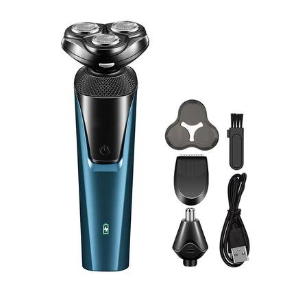 Electrical Rotary Shaver for Men Rechargeable Washable Beard Shaver