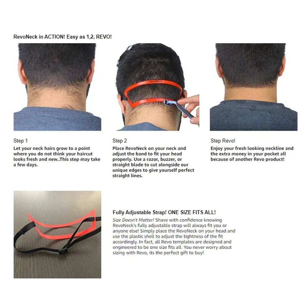 Hair Trimming Ruler Neckline Guide Shaping Styling