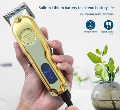 Hiena HYN-202 Professional T-Blade Hair Clippers For Men