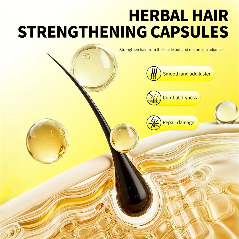 Hair Care Vitamin Capsules Beard Growth Serum Spray Oil