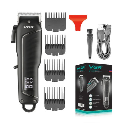 VGR Rechargeable Hair Clipper Barber Beard Hair Cutting Hair Trimmer