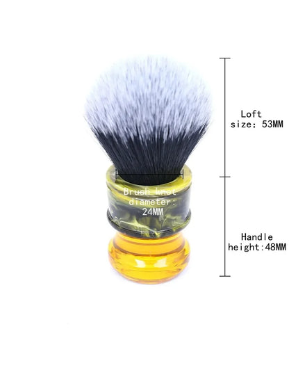Yaqi Sagrada 24MM Men Wet Shave Brush Black/White Tuxedo