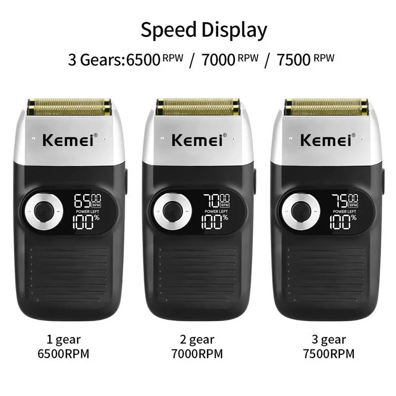 Kemei Rechargeable Cordless Shaver for Men KM-2026