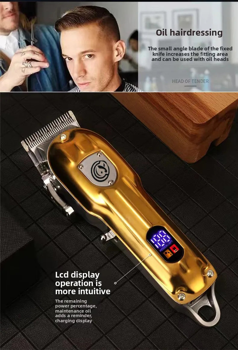 Barber Hair Clippers Professional Cordless Hair Trimmer for Men
