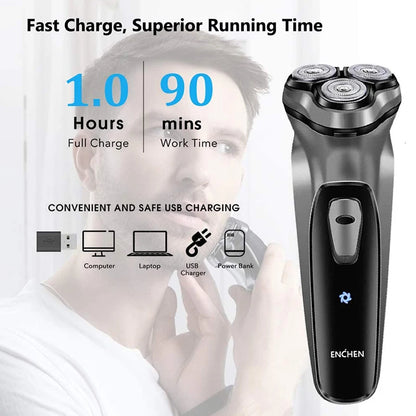 ENCHEN Blackstone Electrical Rotary Shaving Beard