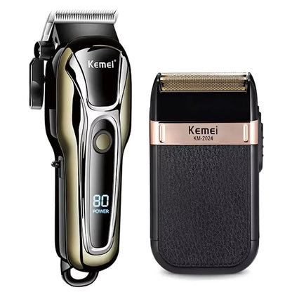 Kemei Hair Clipper Electric Hair Trimmer for Men Electric Shaver
