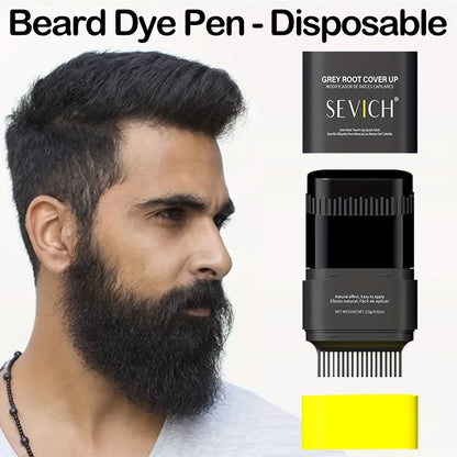 Instant Beard Dye Stick Beard Filling Pen Disposable Covers Dye Stick