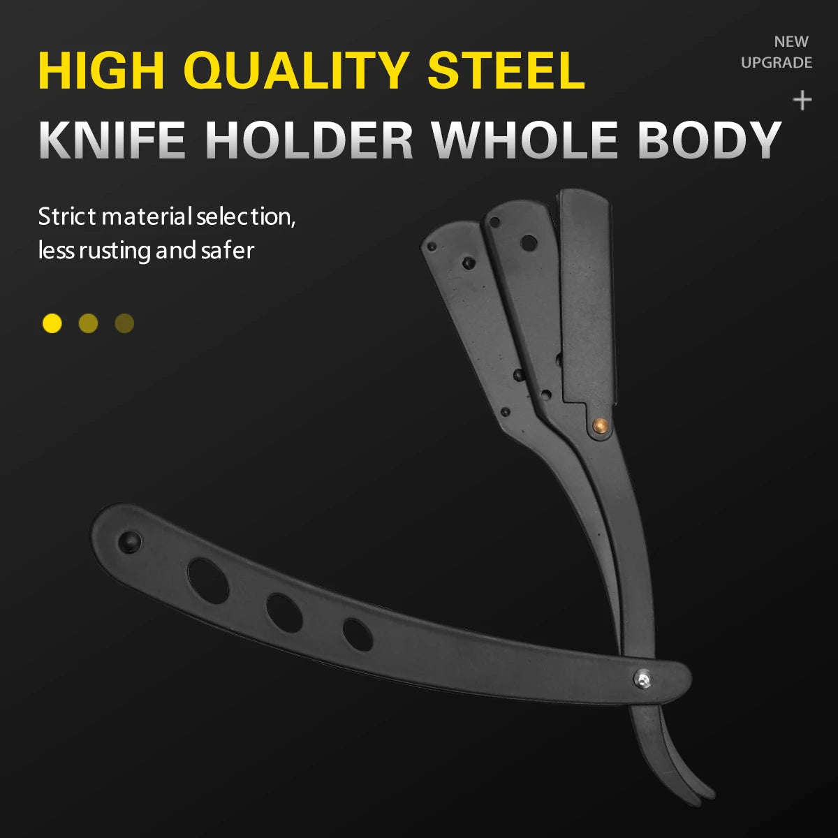 Men Straight Razor Edge Stainless Steel Sharp Razor