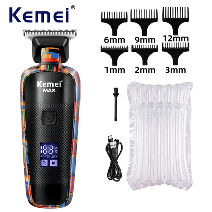 Kemei Digital Display Professional Barber Pusher For Men