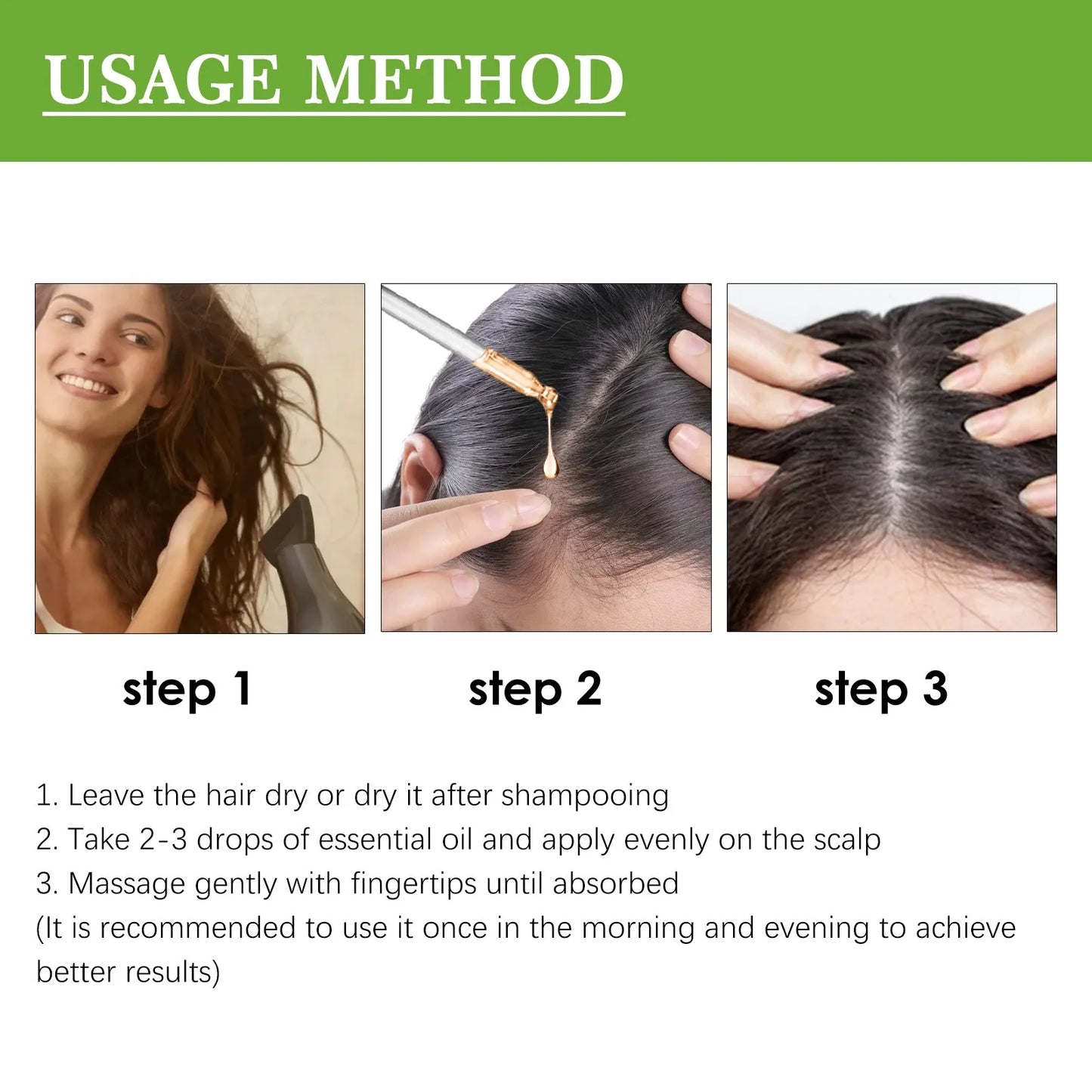 Rosemary Hair Growth Oil Hair Care Thickness Deep Nourishing