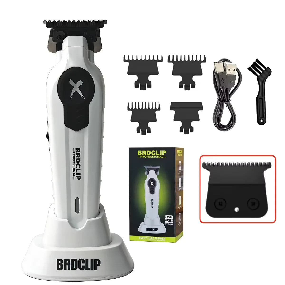 New BRDCLIP FA1T Green Professional Hair Trimmer