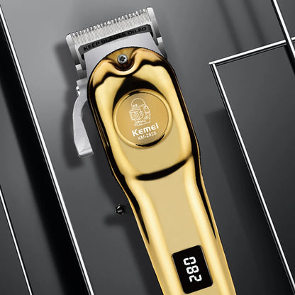 Kemei Professional Hair Clippers Barber Electric Cordless Trimmer