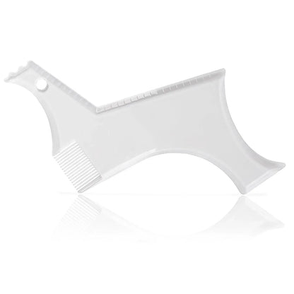 Men's Beard Comb Template Clear Ruler Styling Tool