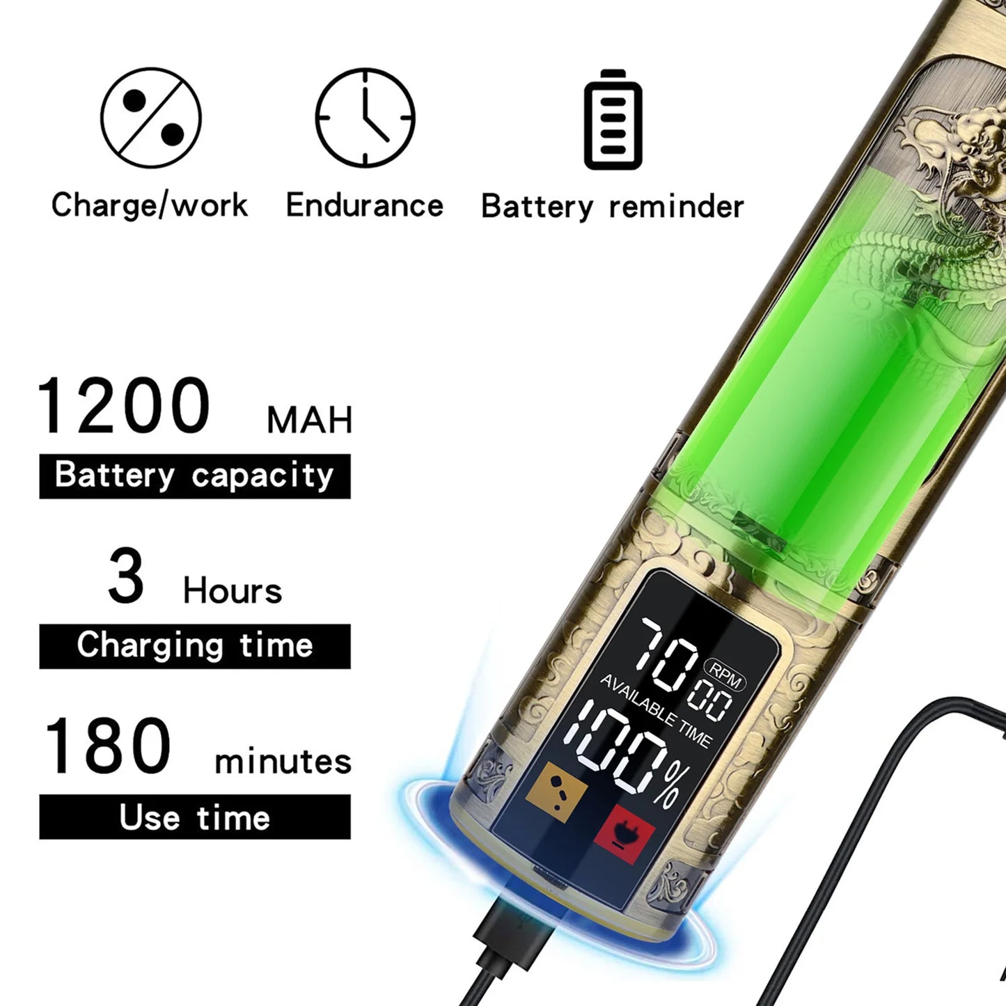 T9 Electric Hair Trimmer LCD Intelligent Display