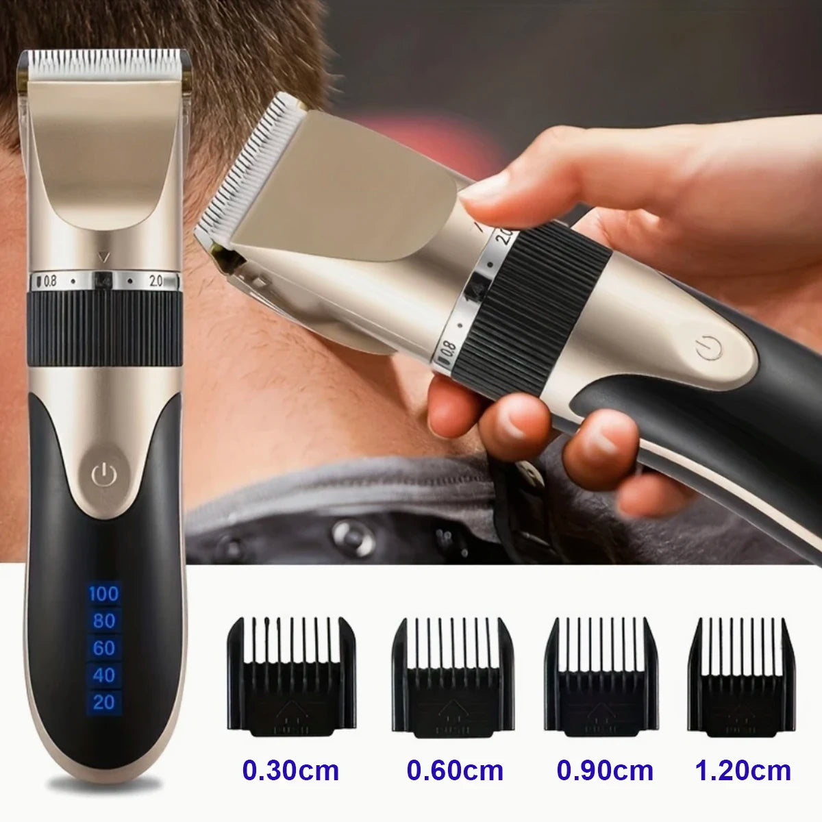 Hair Trimmer Clipper For Man Electric With Limit Comb