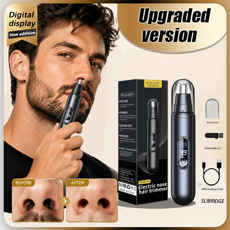 Newly Upgraded 2.0 Nose Hair Trimmer Electric Rechargeable
