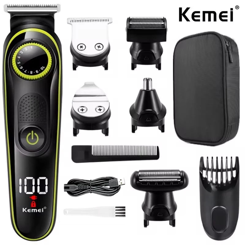 Kemei 696 Electric Hair Clipper Multifunctional Trimmer For Men