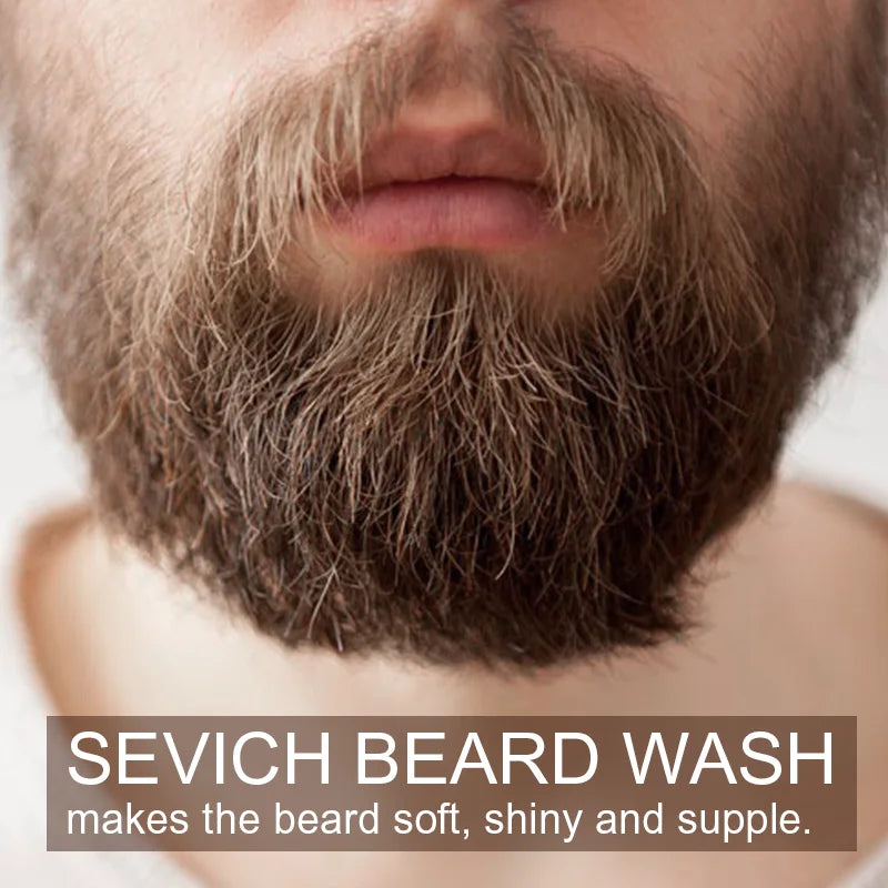 Sevich Men's Beard Growth Oil Care Products Beard Dyeing Cream Kit