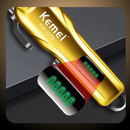 Kemei Cordless Hair Clippers Men Professional Hair Trimmer