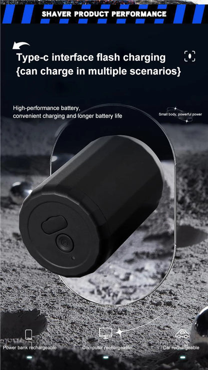 NEW Type-c Rechargable Mini Portable Waterproof Electric Shaver