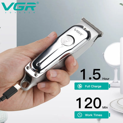 VGR  071 T-blade cutting machine barber rechargeable trimmer
