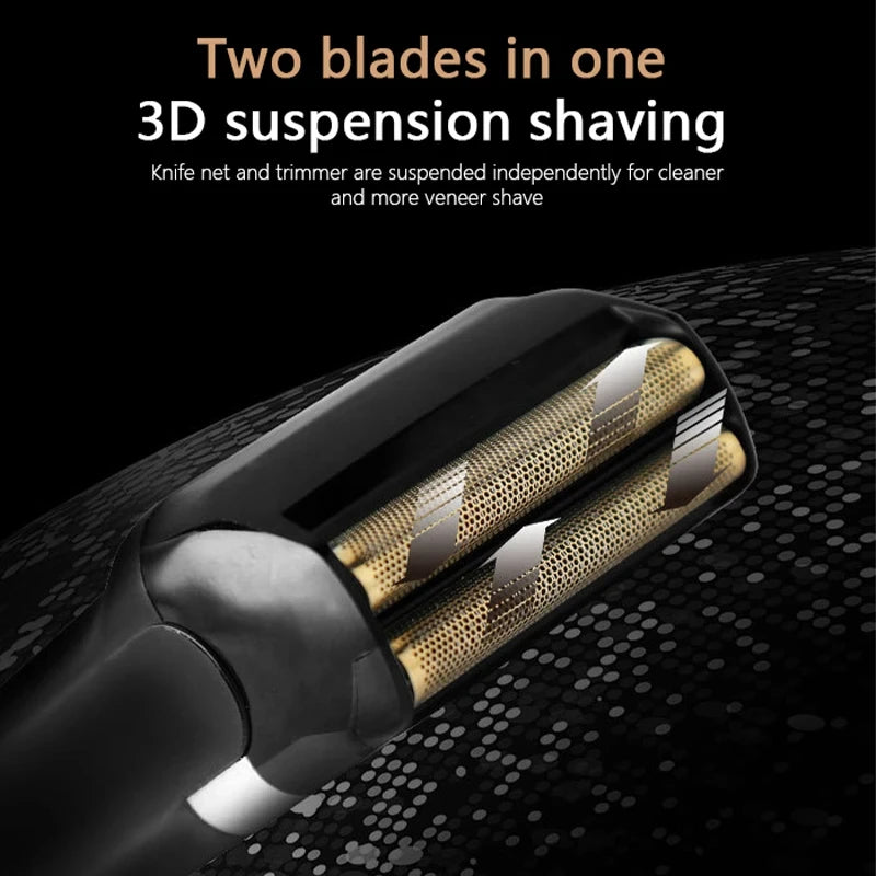 Kemei KM-2024 USB Charging Electric Shaver Beard Trimmer