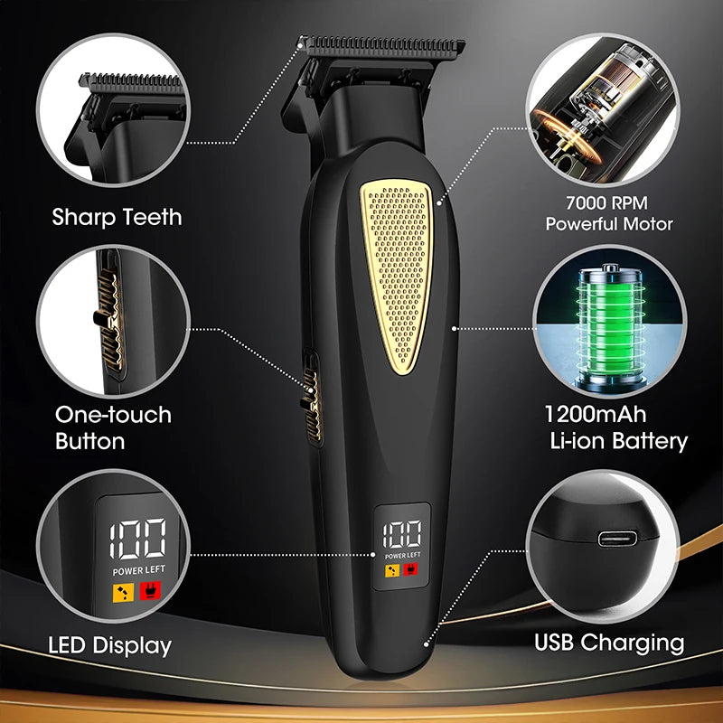 New Hair Cutting Machine RESUXI 949 Professional Hair Clipper