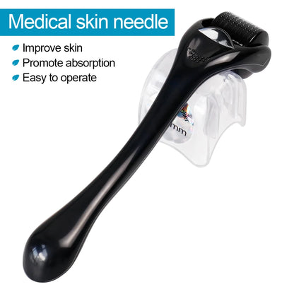 Professional Titanium Derma Roller for Facial Body Hair Growth