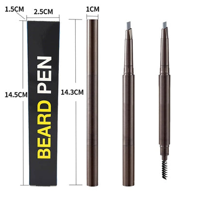 Men Beard Filling Pen Pencil Filler Pencil Brush Moustache Coloring Coverage