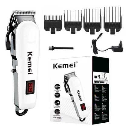Kemei professional hair clipper adjustable hair trimmer