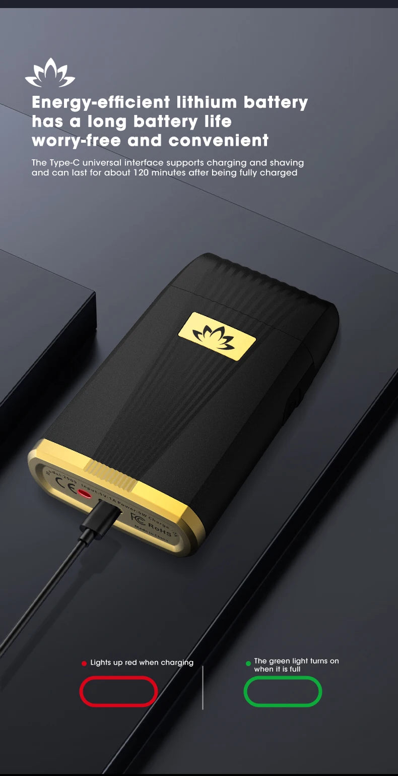 Xiaomi Youpin 2909 Small Single Foil Beard Shaver Put in Pocket