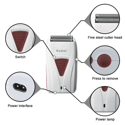 Kemei KM-PG809A KM-PG232 LCD USB Charging Hair Clipper