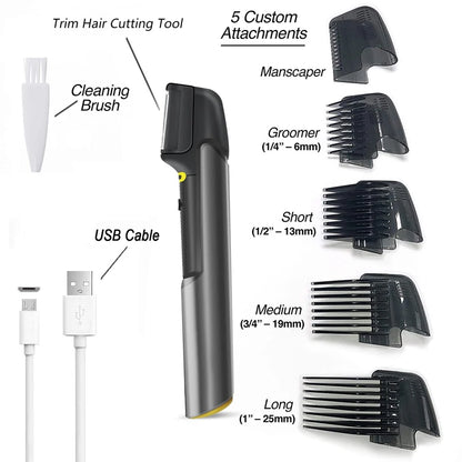 Men's Household Hair Clipper 5 in 1 Multifunctional Shaver Trimmer