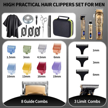 Hair Clipper for Men Zero Gapped Nose Hair Trimmer Set